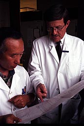 2 men in lab
