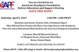Patient Education and Support Meeting - Boston