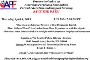 Patient Education and Support Meeting - Seattle